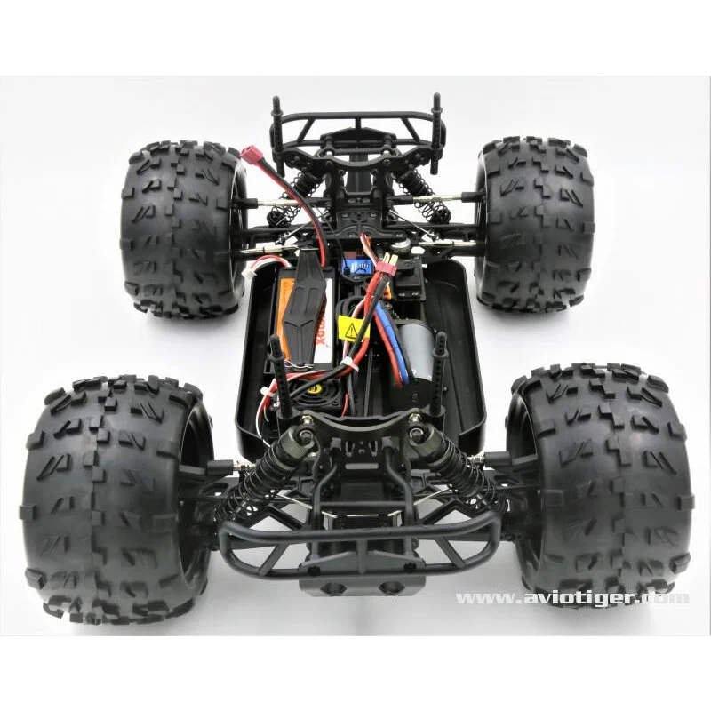 BLACKBULL Buggy Rc Carbone Bull Monster 1/8 Ep Bruhsless - immagine 7