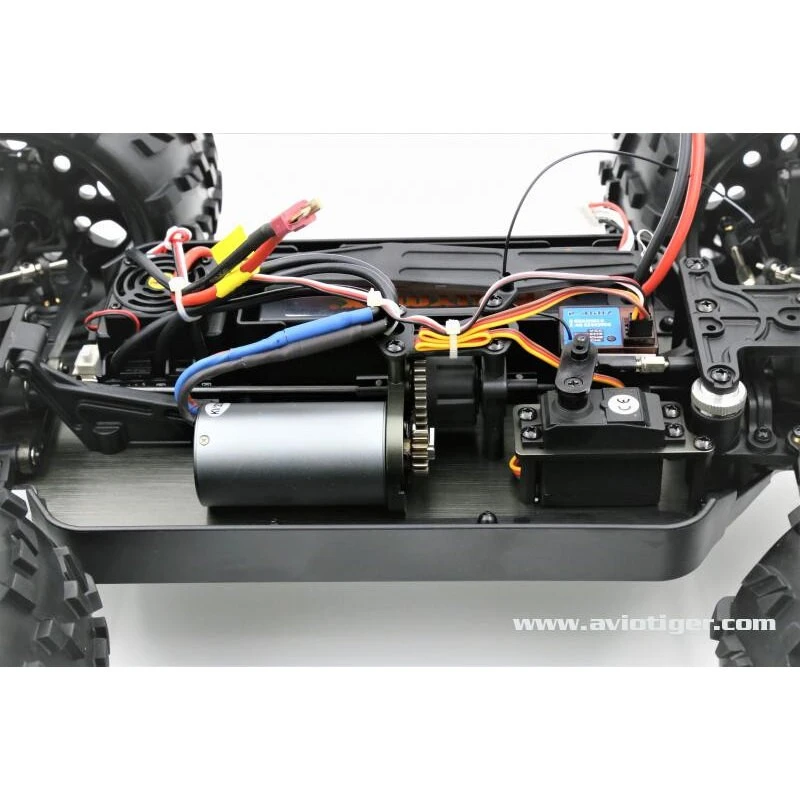 BLACKBULL Buggy Rc Carbone Bull Monster 1/8 Ep Bruhsless - immagine 8