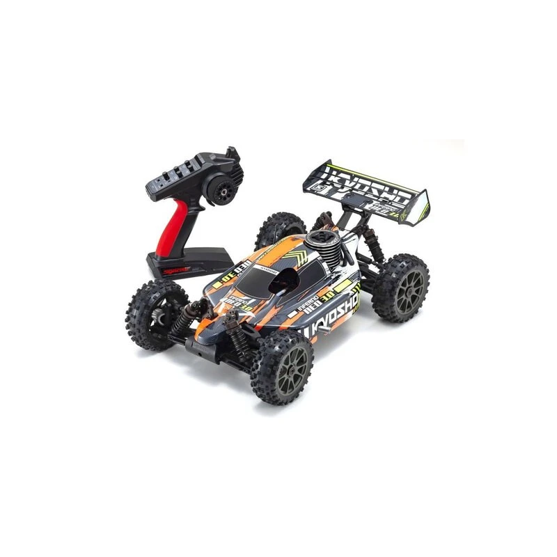 Buggy Rc Kyosho Inferno Neo 3.0 1: 8 RC Nitro Readyset Con KE21SP - T3 ARANCIONE - immagine 3