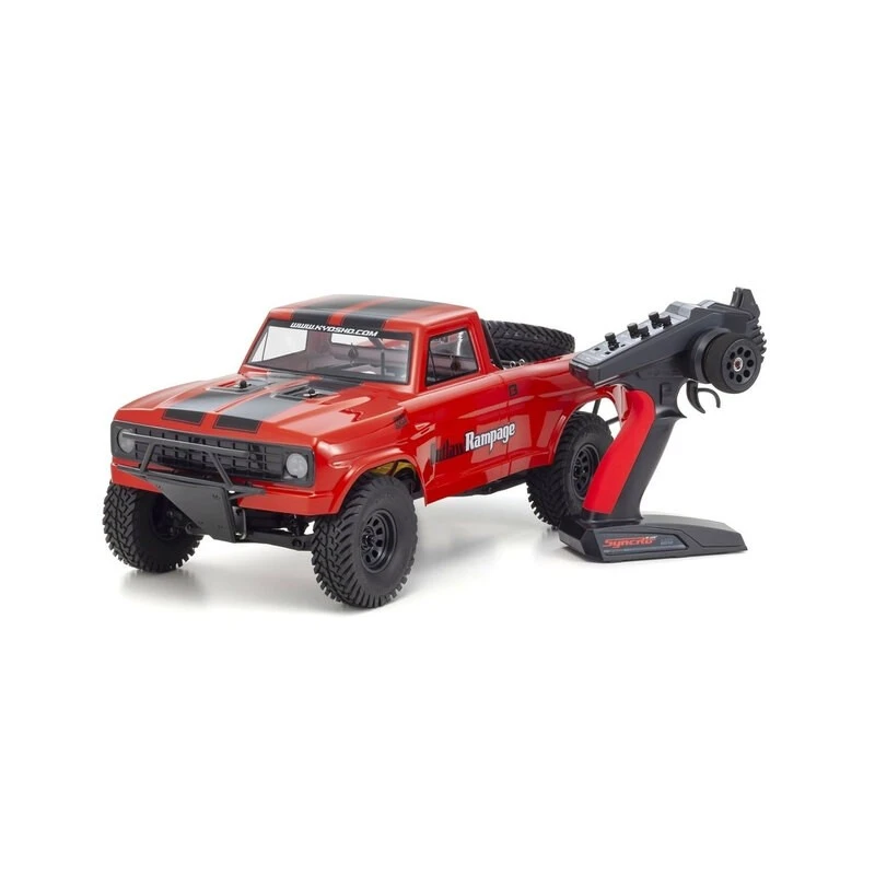 Crawler Rc Kyosho Outlaw Rampage Pro 1:10 RC EP Readyset - T1 Rosso - immagine 3