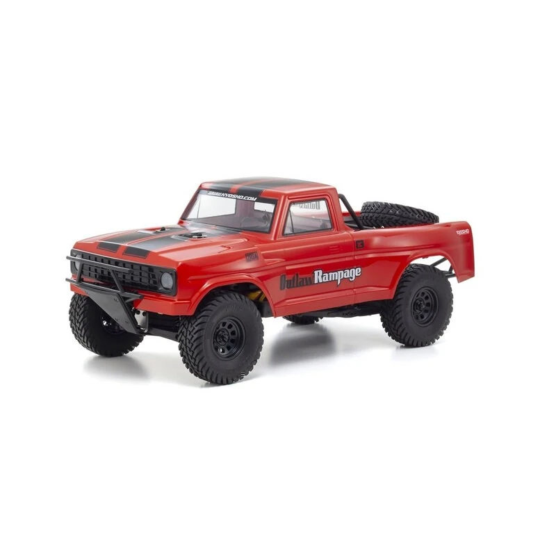 Crawler Rc Kyosho Outlaw Rampage Pro 1:10 RC EP Readyset - T1 Rosso - immagine 4