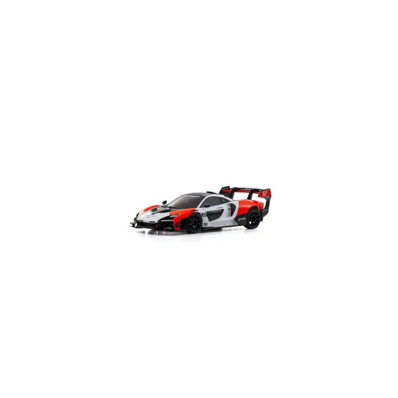 RC Auto Kyosho Autoscale Mini-Z McLaren Senna GTR Bianco-Rosso (W-MM)
