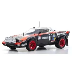 RC Auto Kyosho 1:18 Lancia Stratos HF Pirelli W.Rohrl Hunsruck 1978 Nr.1
