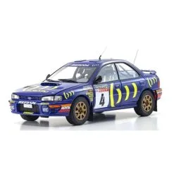 RC Auto Kyosho 1:18 Subaru Impreza Colin McRae Vincitore RAC 1994 Nr.4