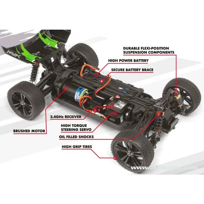 Maverick Buggy Rc Phantom Buggy Xb 1/10 Rtr - immagine 3