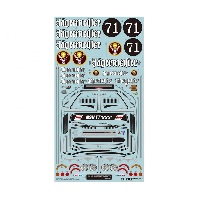 Tamiya Buggy Rc NSU TT Jagermeister M05