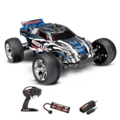 Traxxas Rustler 4x2 Spazzolato Con Batteria / Caricabatterie