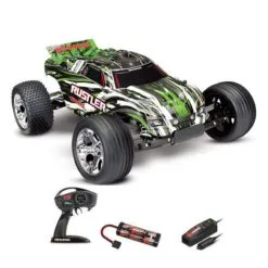 Traxxas Rustler 4x2 Spazzolato Con Batteria / Caricabatterie