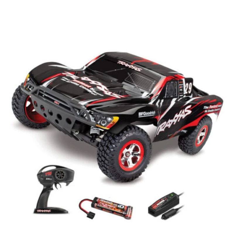 Traxxas Slash 4x2 Spazzolato Con Batteria / Caricabatterie