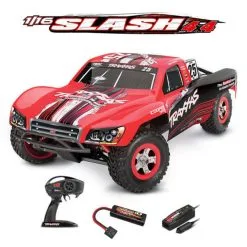 Traxxas Slash 4x4 Spazzolato Con Batteria/caricabatterie