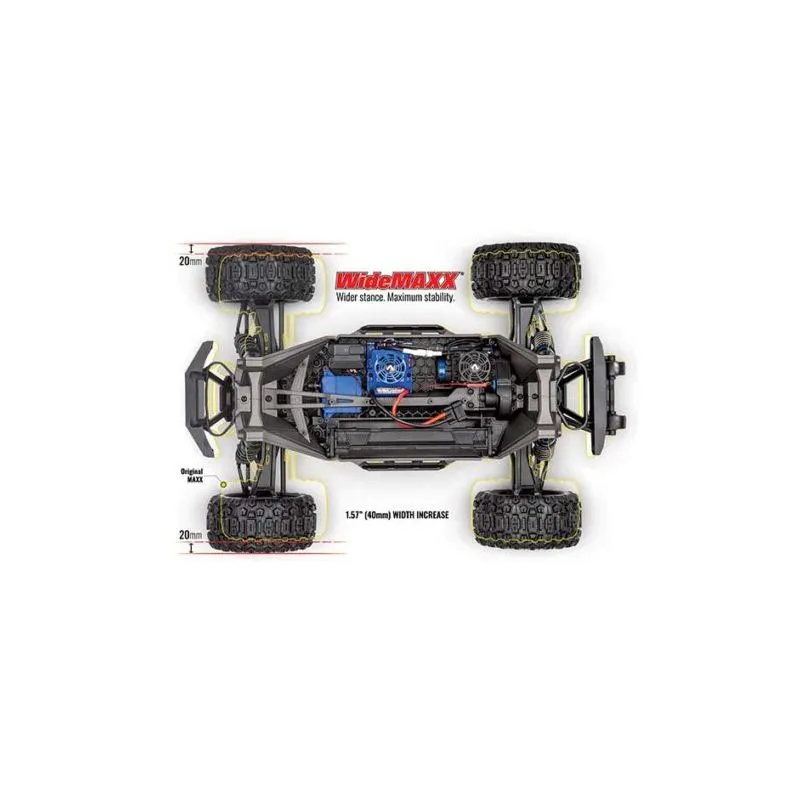 Traxxas Buggy Rc Brushless Maxx 4x4 Widemaxx Brushless - immagine 4